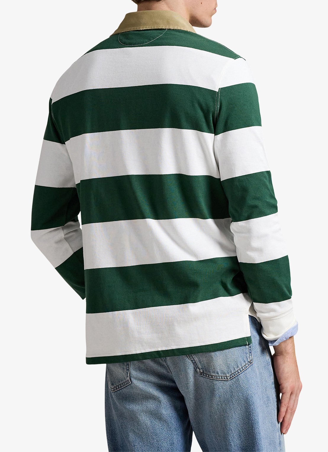 Ralph Lauren Classic fit polo met logoborduring - achterkant 5 grass green / groen