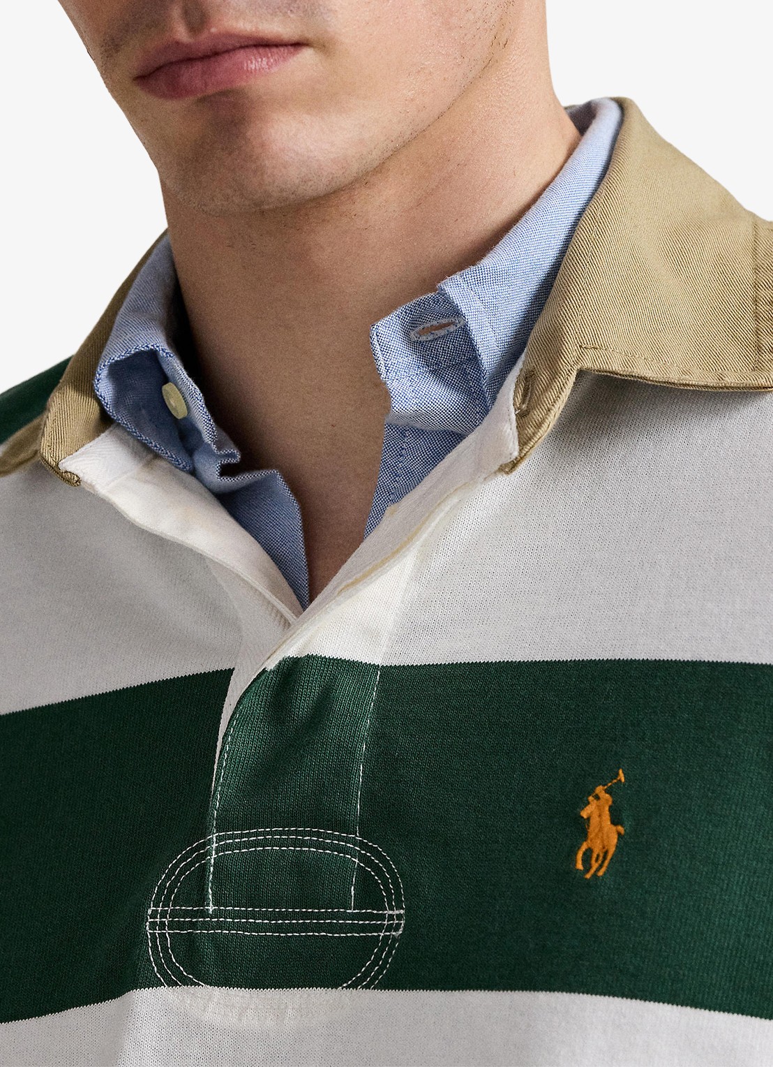 Ralph Lauren Classic fit polo met logoborduring - detail 4 grass green / groen