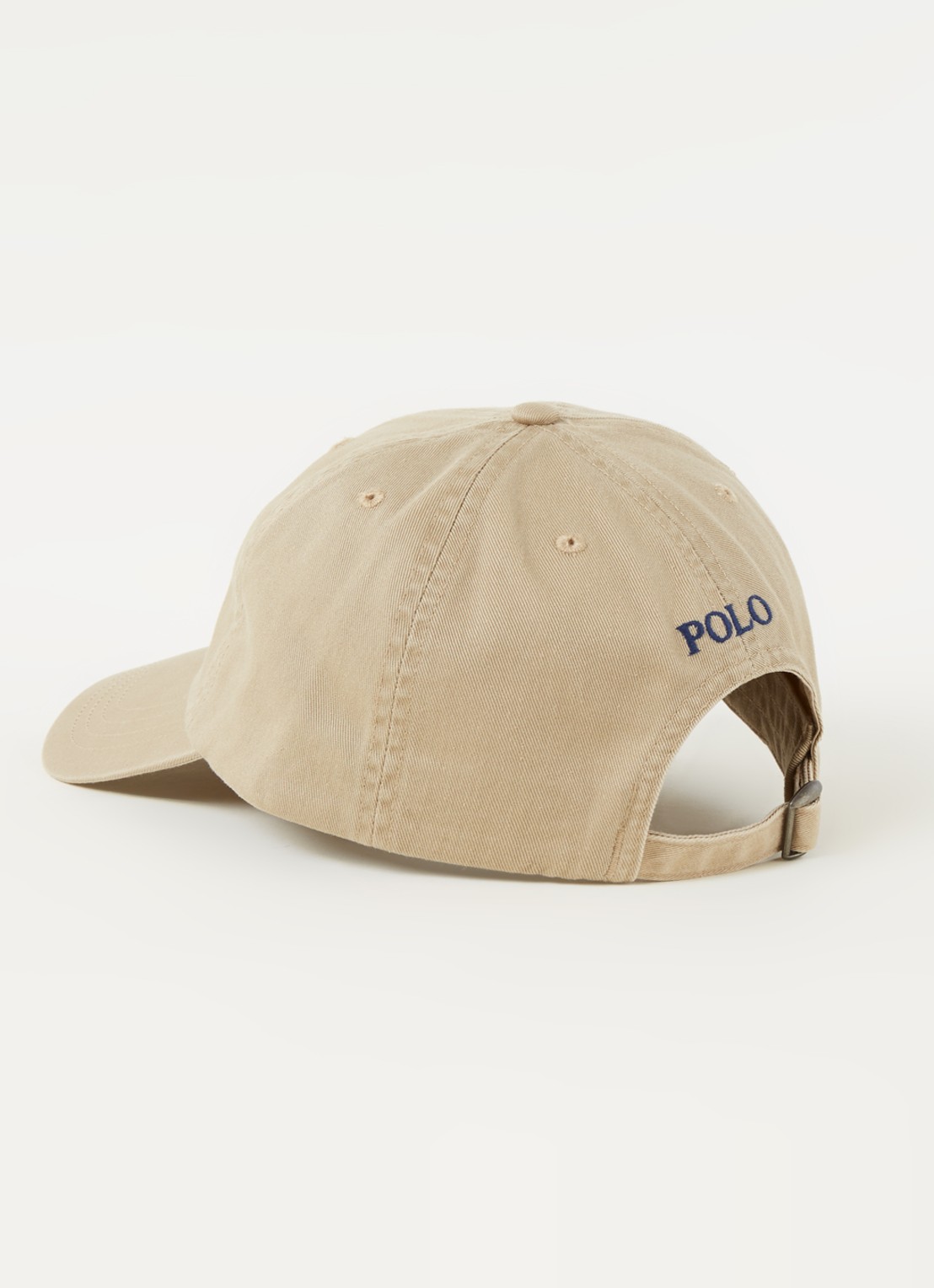 Ralph Lauren Classic pet met logo - detail beige