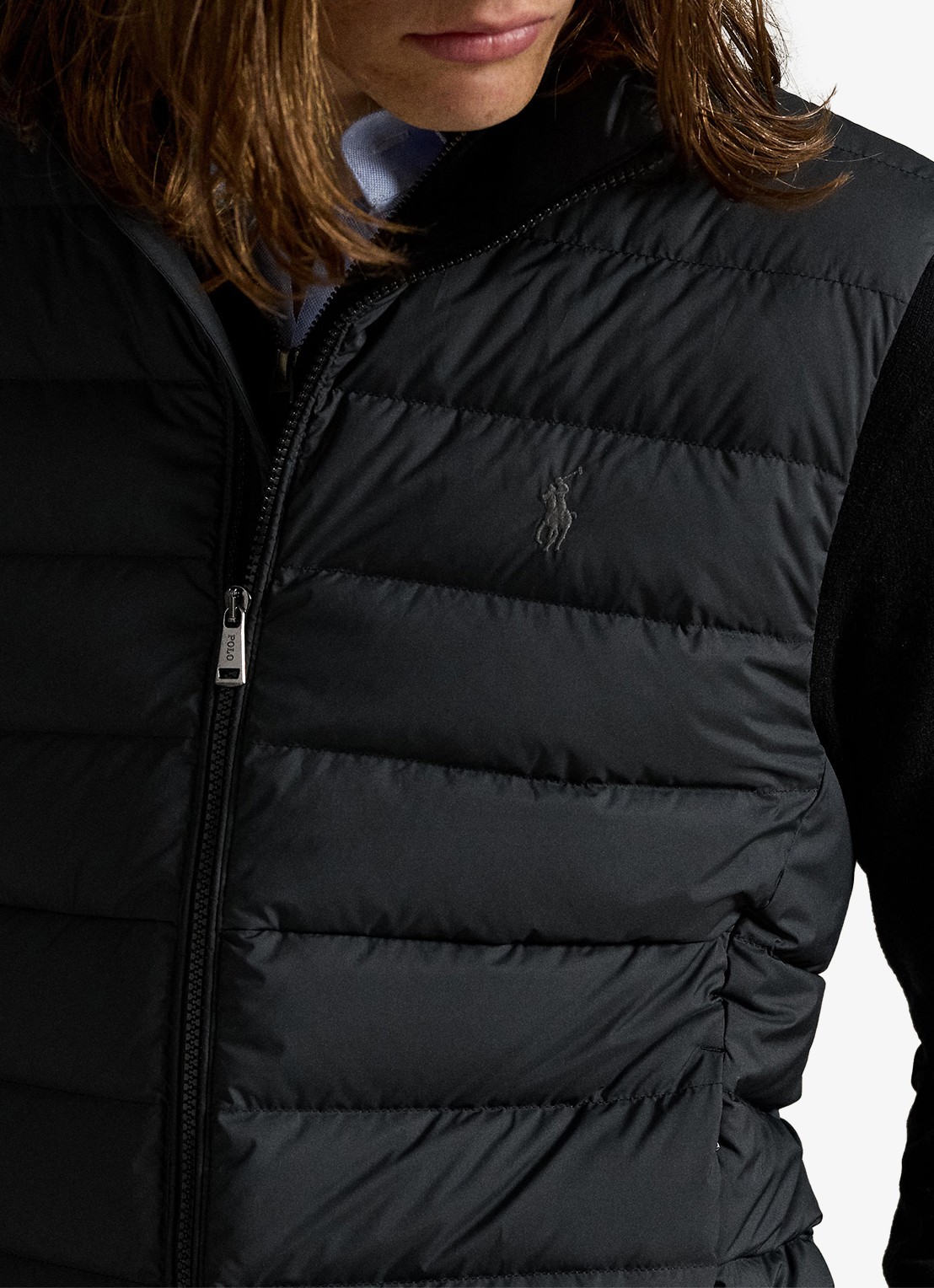 Ralph Lauren Colden bodywarmer met logoborduring - detail 4 polo black / zwart
