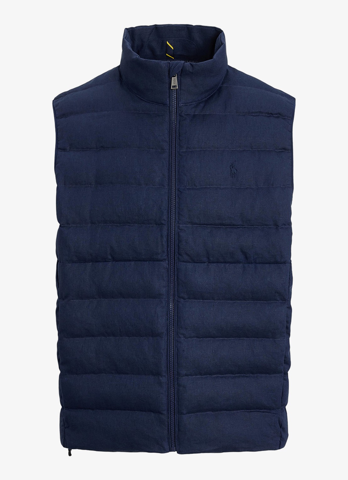Ralph Lauren Colden bodywarmer met logoborduring - voorkant newport navy / donkerblauw