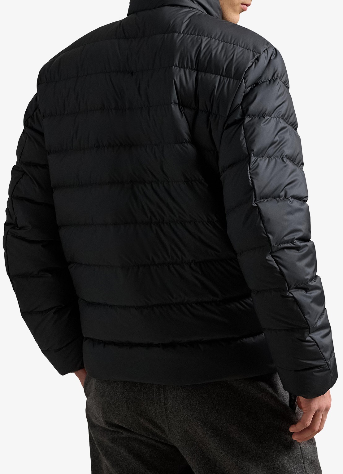 Ralph Lauren Colden gewatteerd jack met donsvulling en steekzakken - achterkant 7 polo black / zwart