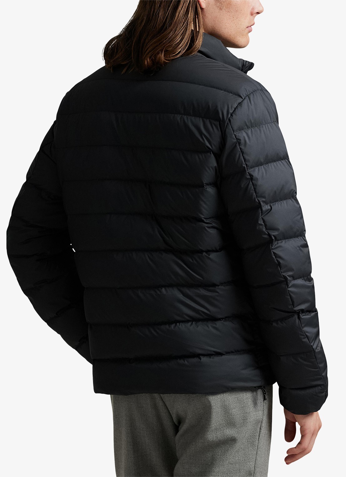 Ralph Lauren Colden gewatteerd jack met donsvulling en steekzakken - achterkant 8 polo black / zwart