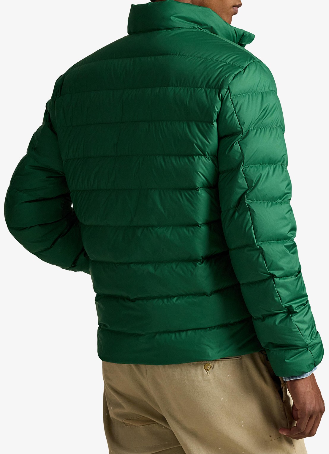 Ralph Lauren Colden gewatteerd jack met donsvulling en steekzakken - achterkant 5 new forest / groen