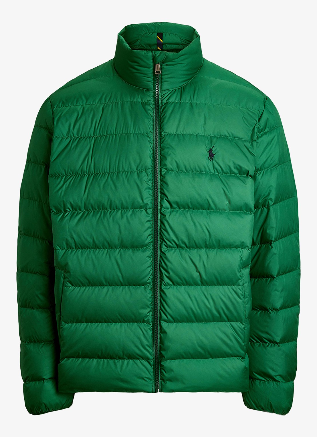 Ralph Lauren Colden gewatteerd jack met donsvulling en steekzakken - voorkant 3 new forest / groen