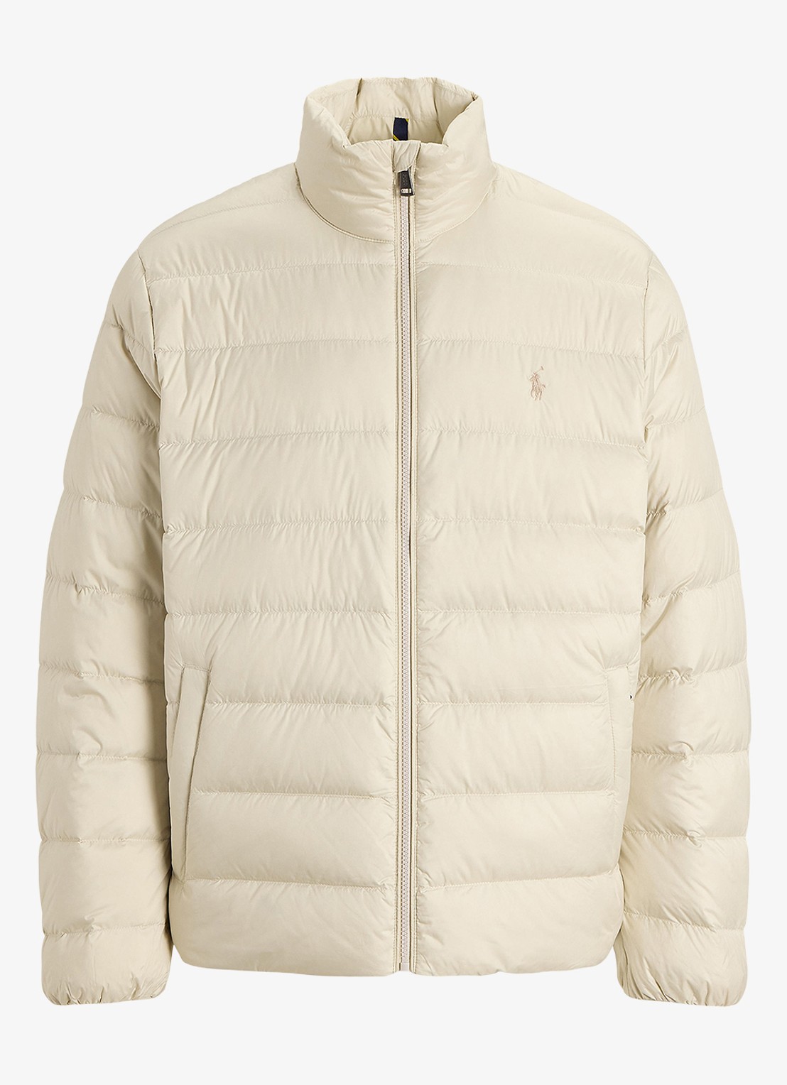 Ralph Lauren Colden gewatteerd jack met donsvulling en steekzakken - voorkant 5 basic sand / zand