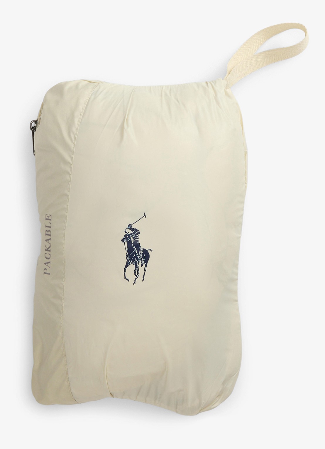 Ralph Lauren Colden opvouwbare bodywarmer met donsvulling en waterafstotende coating - detail 4 basic sand / zand