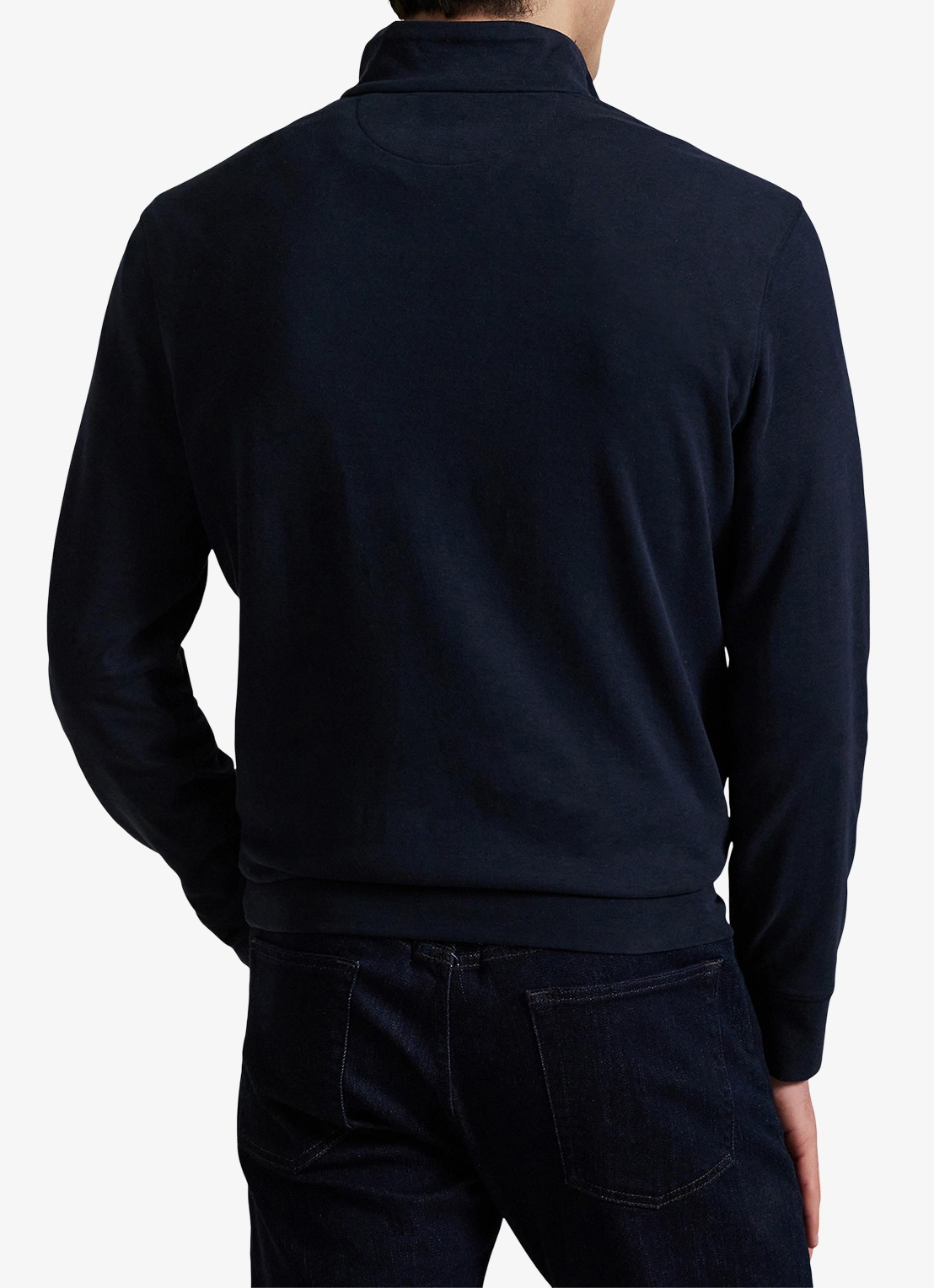 Ralph Lauren Coltrui met halve rits - achterkant donkerblauw