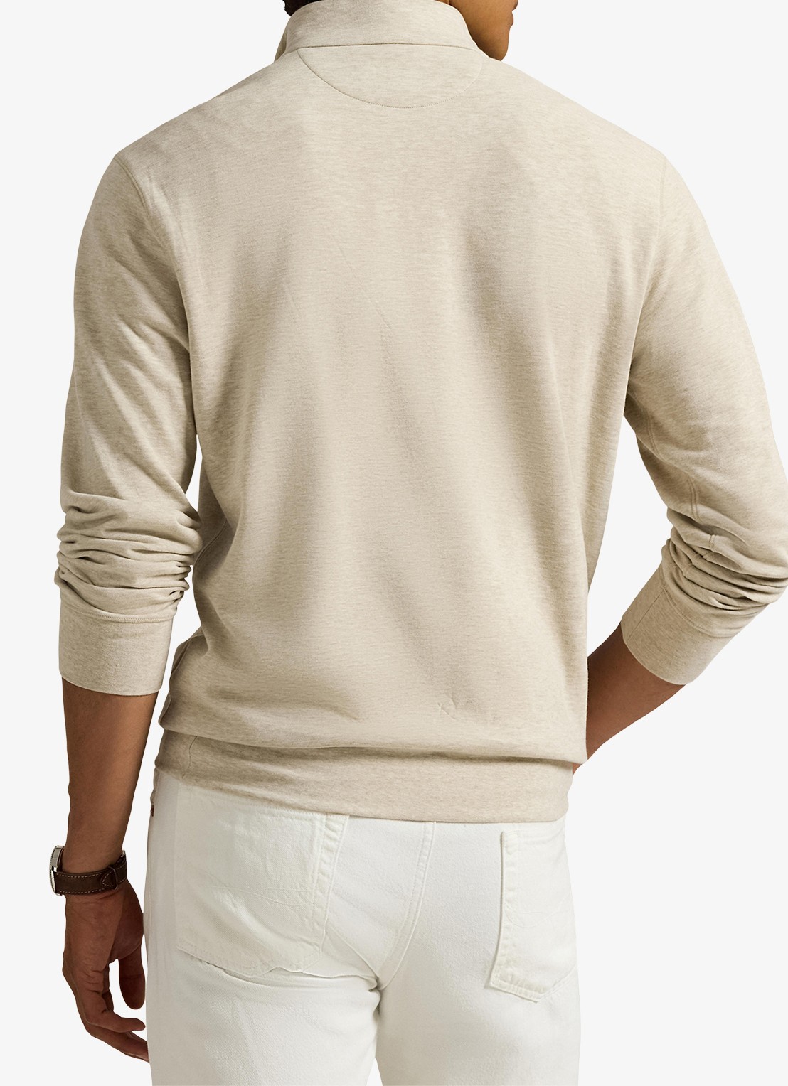 Ralph Lauren Coltrui met halve rits - achterkant 3 expedition dune heather