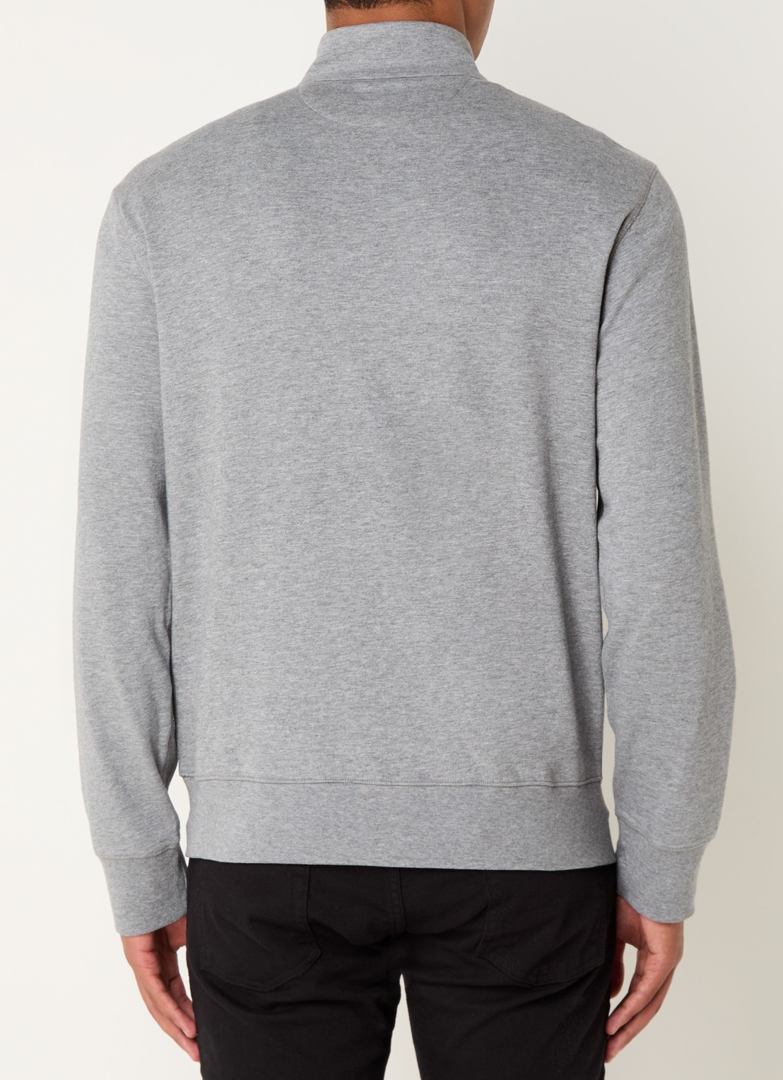 Ralph Lauren Coltrui met halve rits - achterkant 3 steel heather