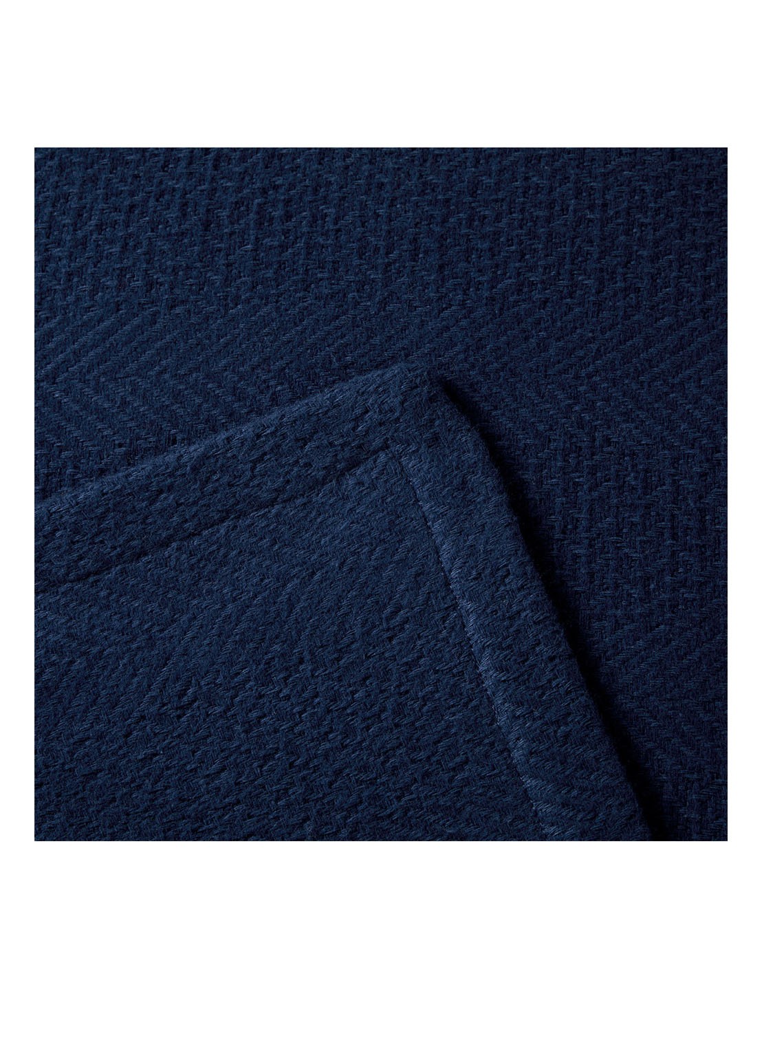 Ralph Lauren Conor plaid van  katoen 275 x 230 cm - detail 2 donkerblauw