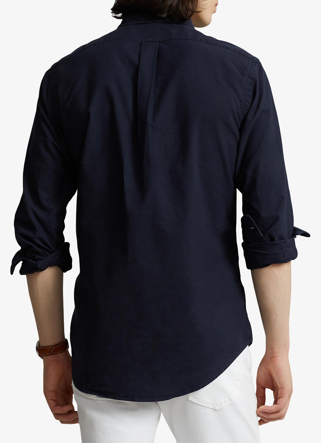Ralph Lauren Custom fit overhemd met button down-kraag - achterkant 7 rl navy