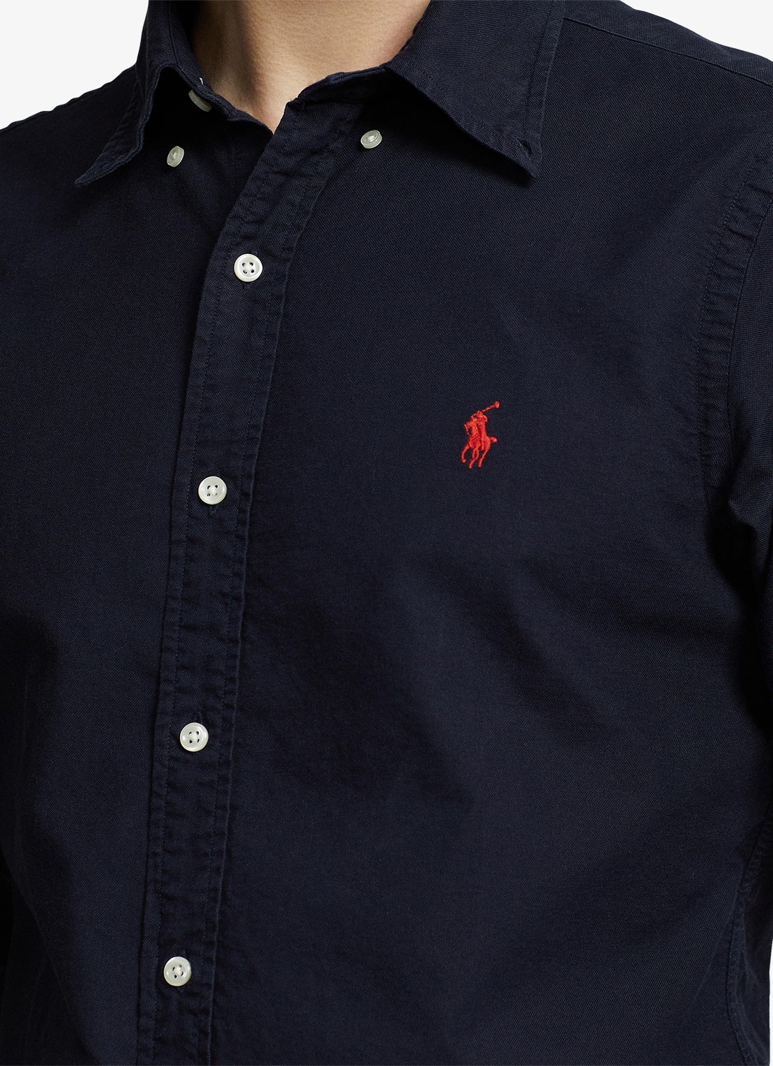 Ralph Lauren Custom fit overhemd met button down-kraag - detail 5 rl navy