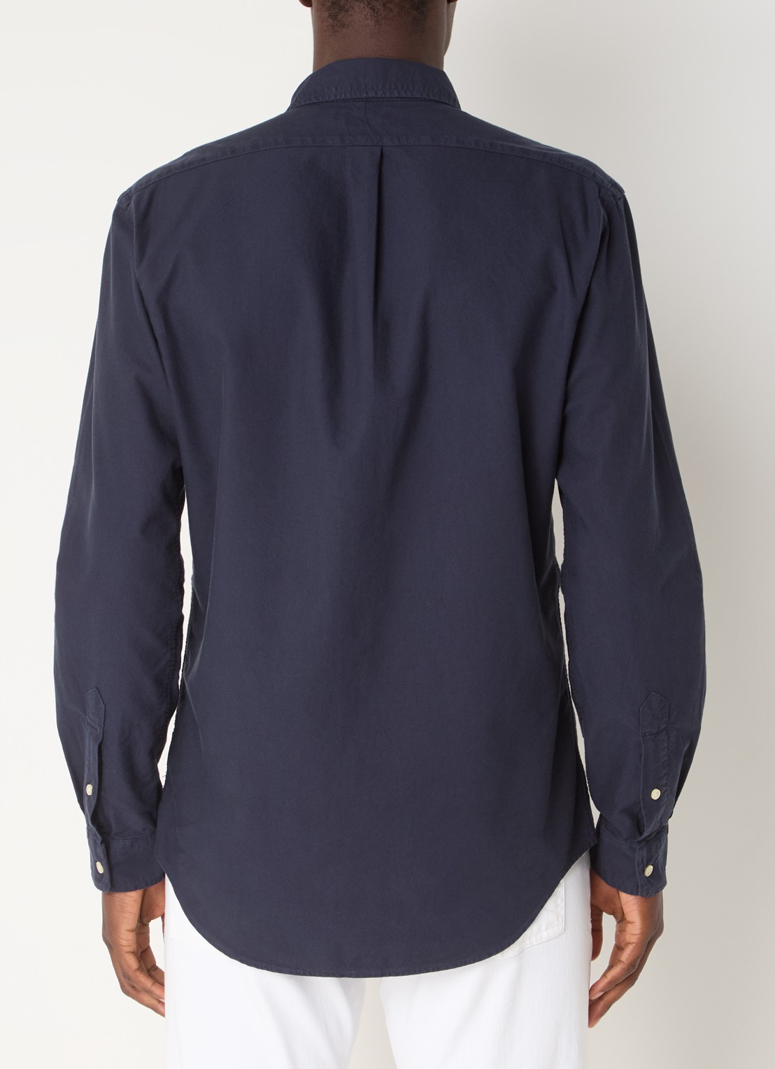 Ralph Lauren Custom fit overhemd met button down-kraag - achterkant 8 rl navy