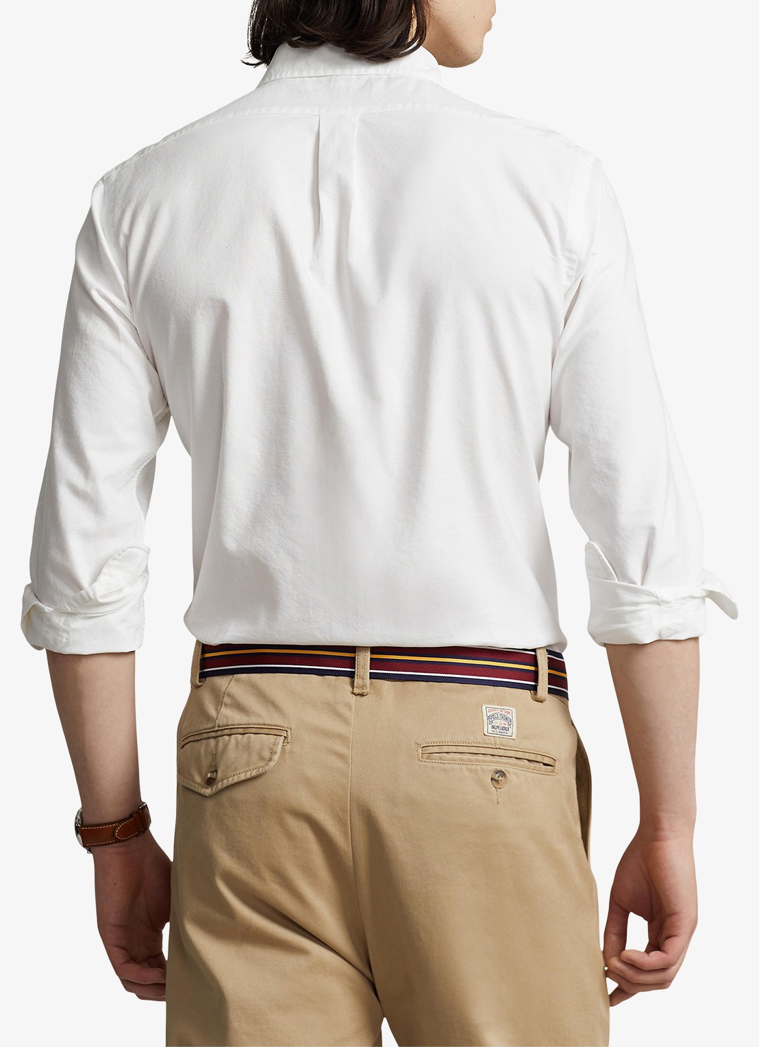 Ralph Lauren Custom fit overhemd met button down-kraag - achterkant 9 white