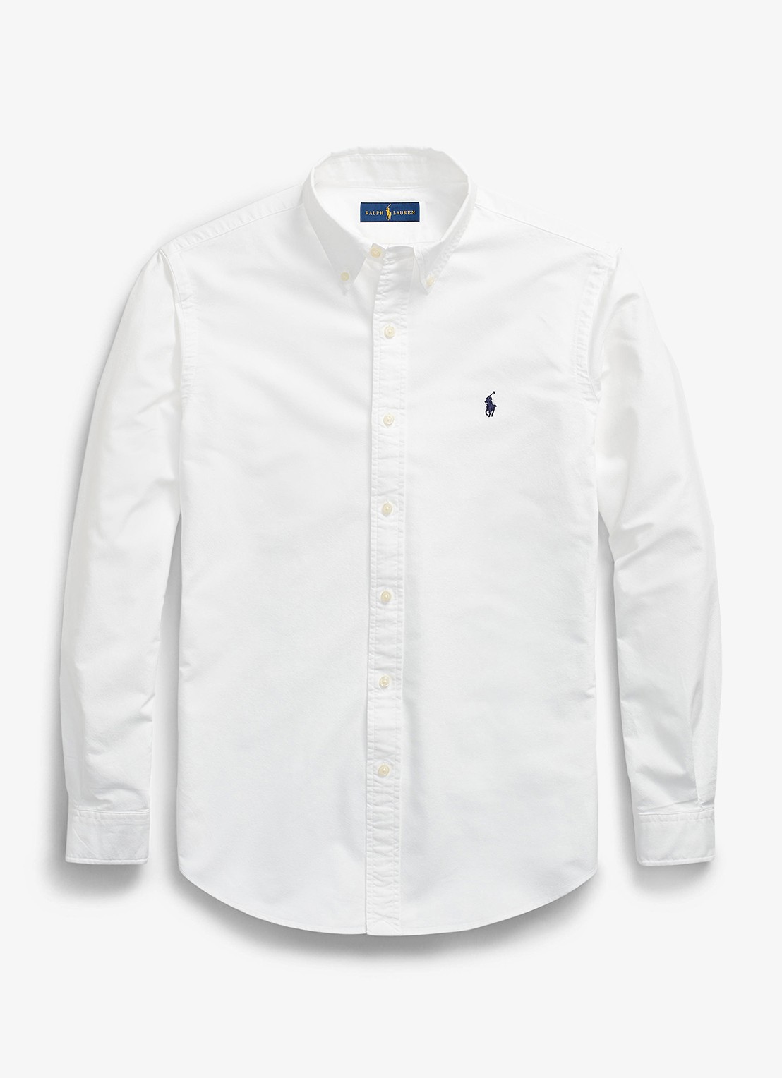 Ralph Lauren Custom fit overhemd met button down-kraag - voorkant white