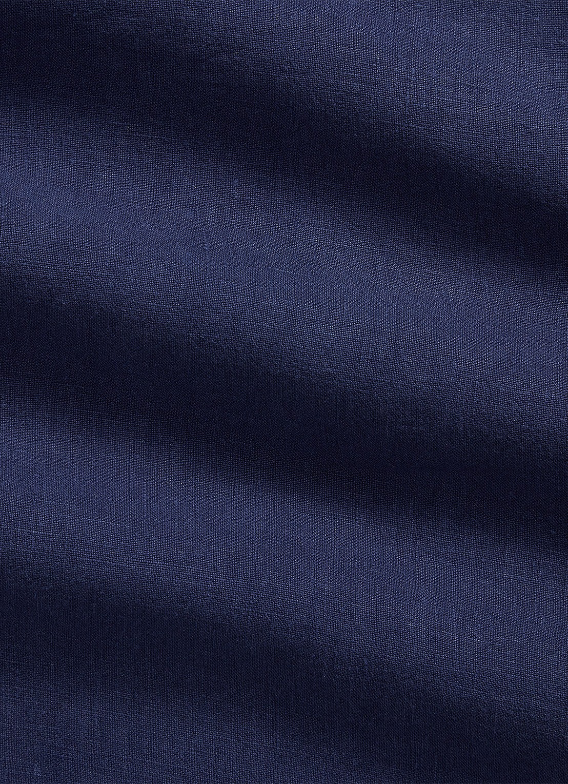 Ralph Lauren Custom fit overhemd van linnen - detail 4 newport navy / donkerblauw