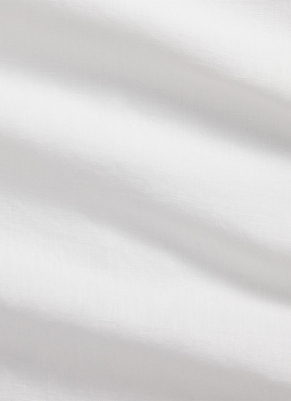 Ralph Lauren Custom fit overhemd van linnen - detail 4 deckwash white / wit