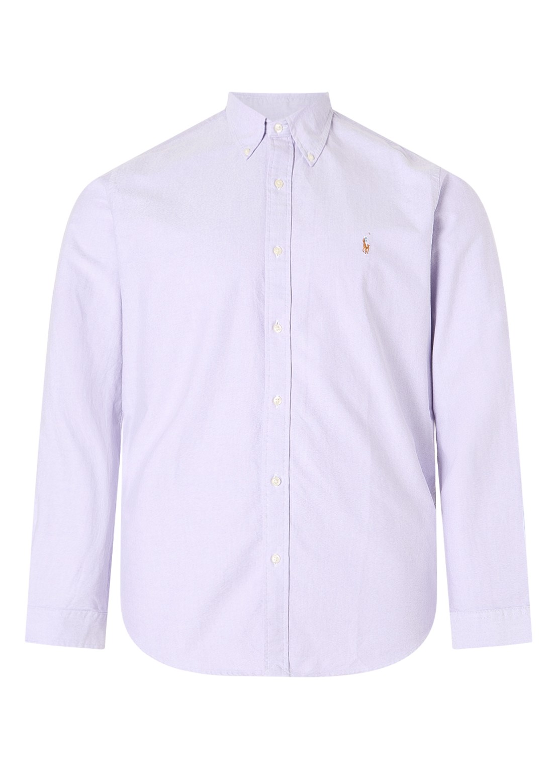 Ralph Lauren Custom fit Oxford overhemd - voorkant 3 thistle / paars
