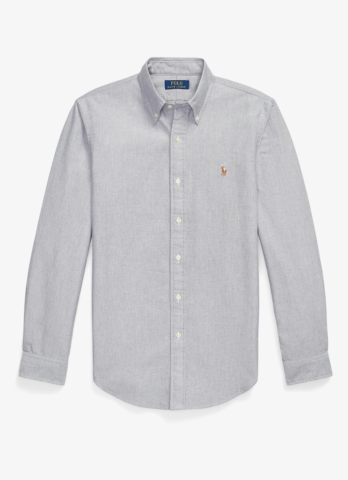 Ralph Lauren Custom fit Oxford overhemd - voorkant 4 navy