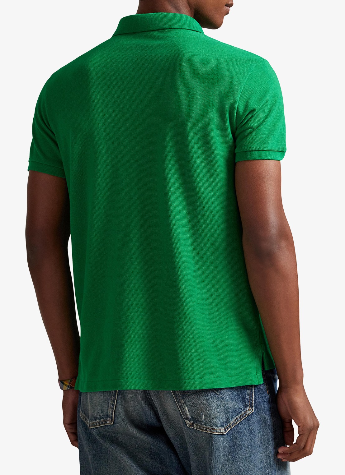 Ralph Lauren Custom slim fit polo van piqué katoen - achterkant 3 billiard/c7315
