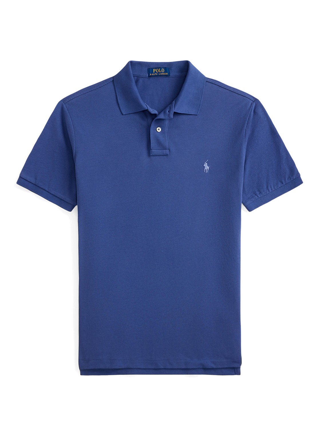 Ralph Lauren Custom slim fit polo van piqué katoen - voorkant old royal/c7215-47ww