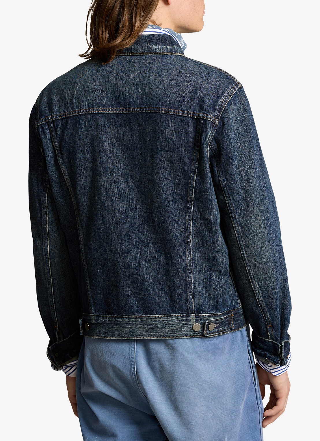 Ralph Lauren Denim jack met faded look - achterkant 3 trenton
