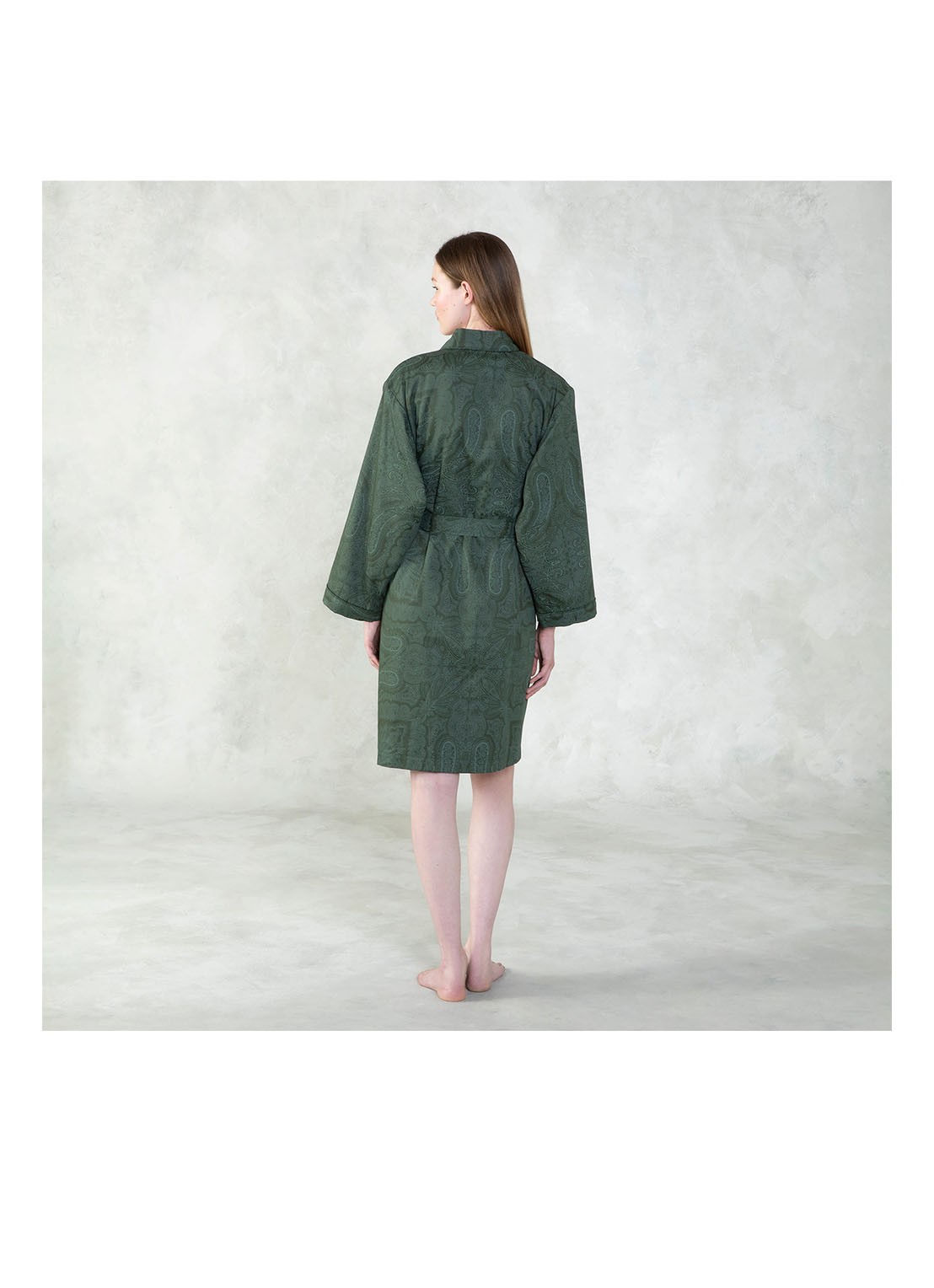Ralph Lauren Doncaste kimono van katoen - detail 4 groen