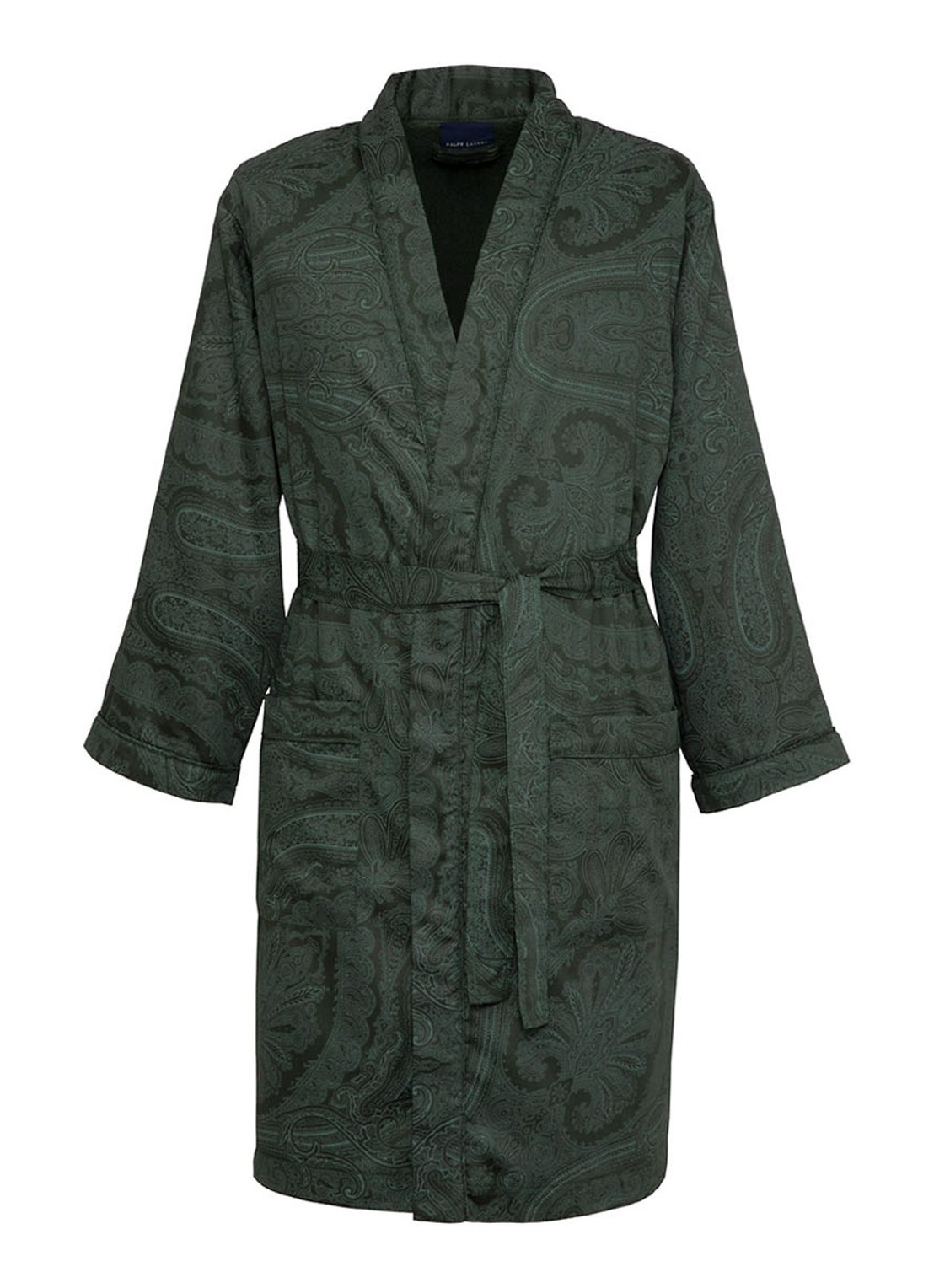 Ralph Lauren Doncaste kimono van katoen - voorkant 5 groen