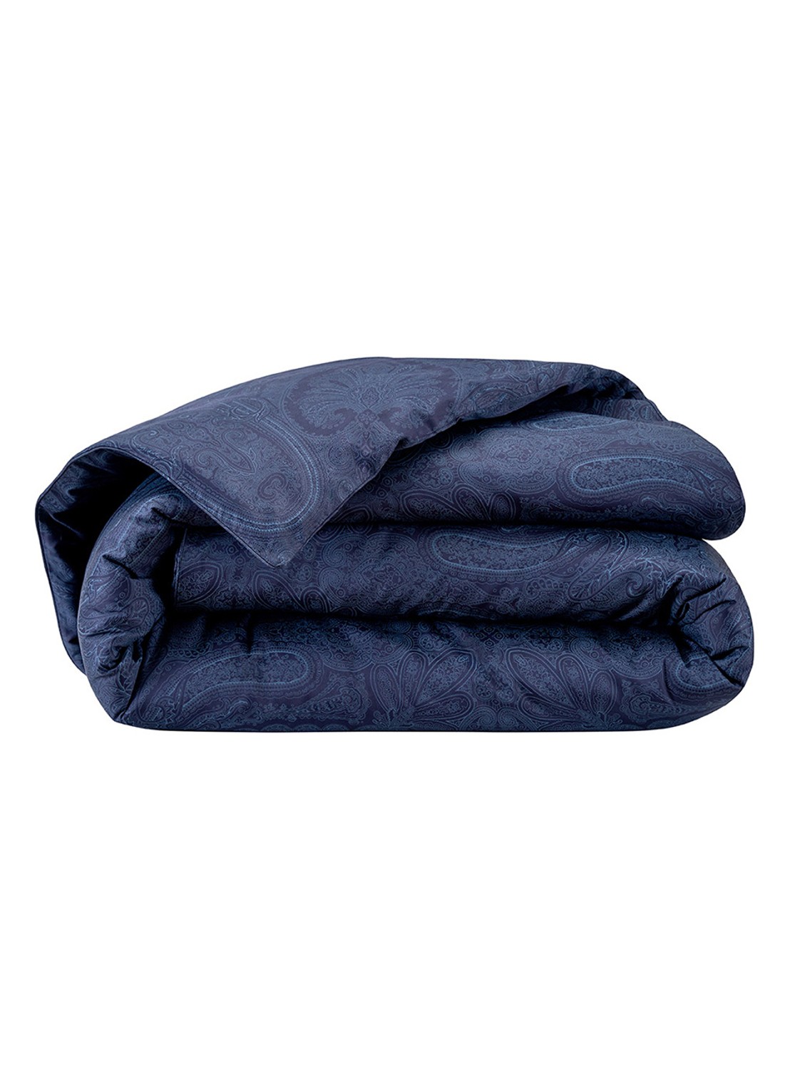 Ralph Lauren Doncaster dekbedovertrek van katoensatijn 120TC - exclusief kussenslopen - voorkant 2 donkerblauw