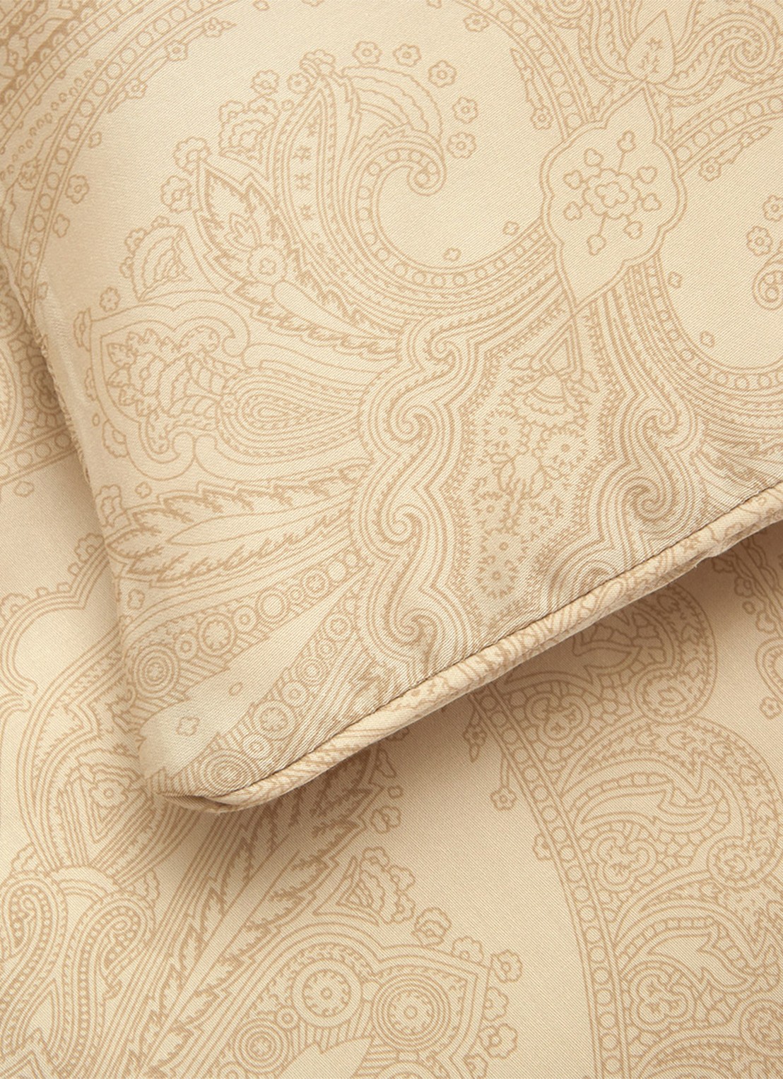 Ralph Lauren Doncaster dekbedovertrek van katoensatijn 120TC - exclusief kussenslopen - voorkant 5 beige