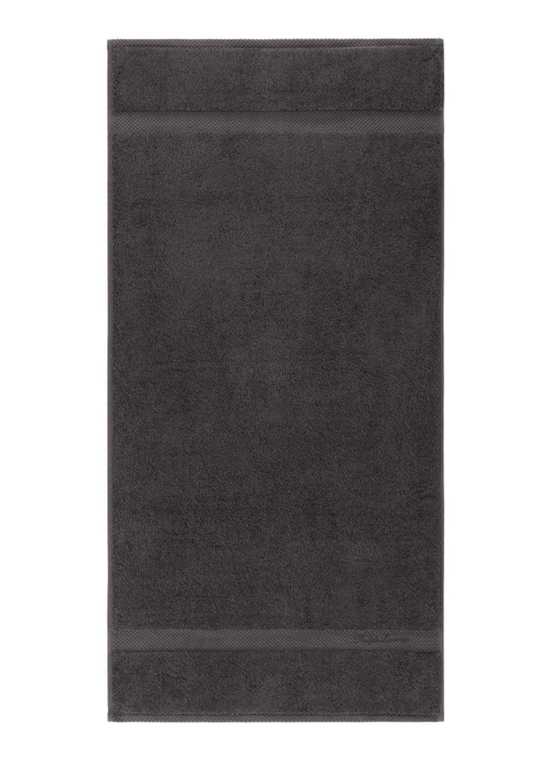 Ralph Lauren Dulaney badhanddoek - 50 x 100 cm - voorkant 2 antraciet
