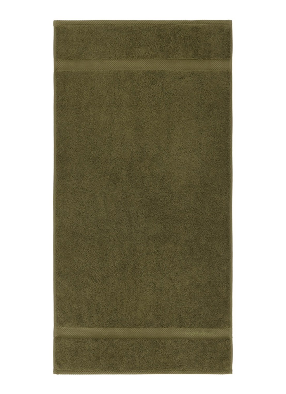 Ralph Lauren Dulaney badhanddoek - 50 x 100 cm - voorkant 3 olijfgroen