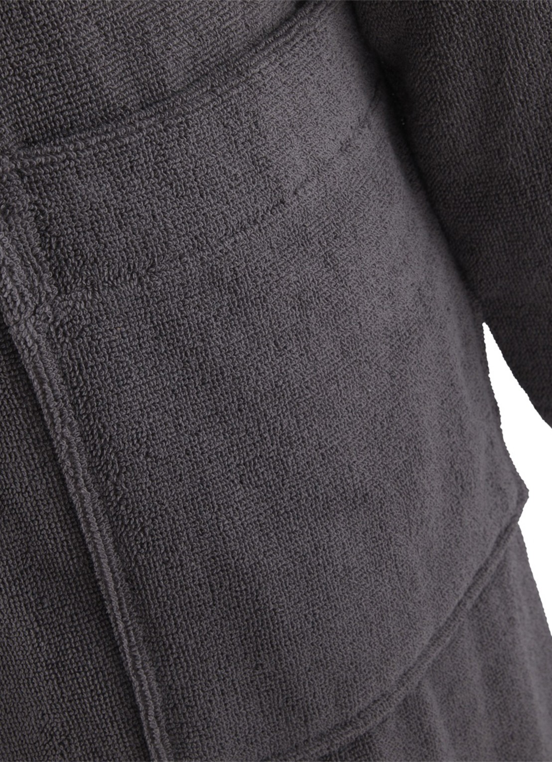 Ralph Lauren Dulaney badjas met opgestikte zakken - unisex - detail 4 grijs