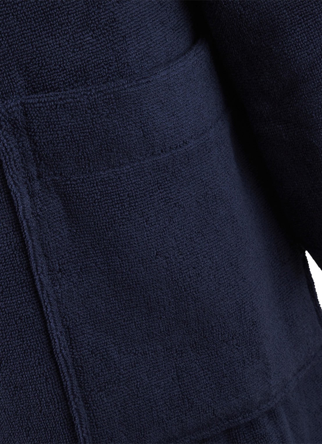 Ralph Lauren Dulaney badjas met opgestikte zakken - unisex - detail 4 donkerblauw