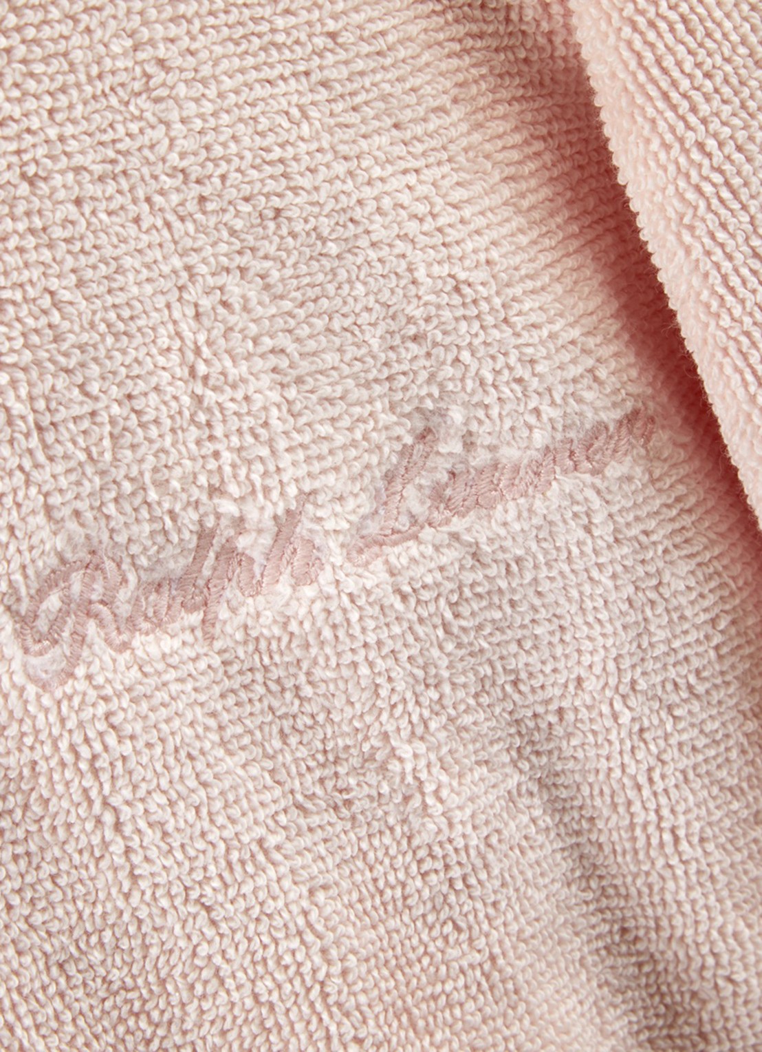 Ralph Lauren Dulaney badjas met opgestikte zakken - unisex - detail 6 lichtroze
