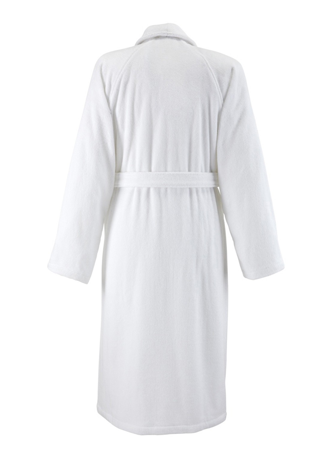 Ralph Lauren Dulaney badjas met opgestikte zakken - unisex - achterkant wit
