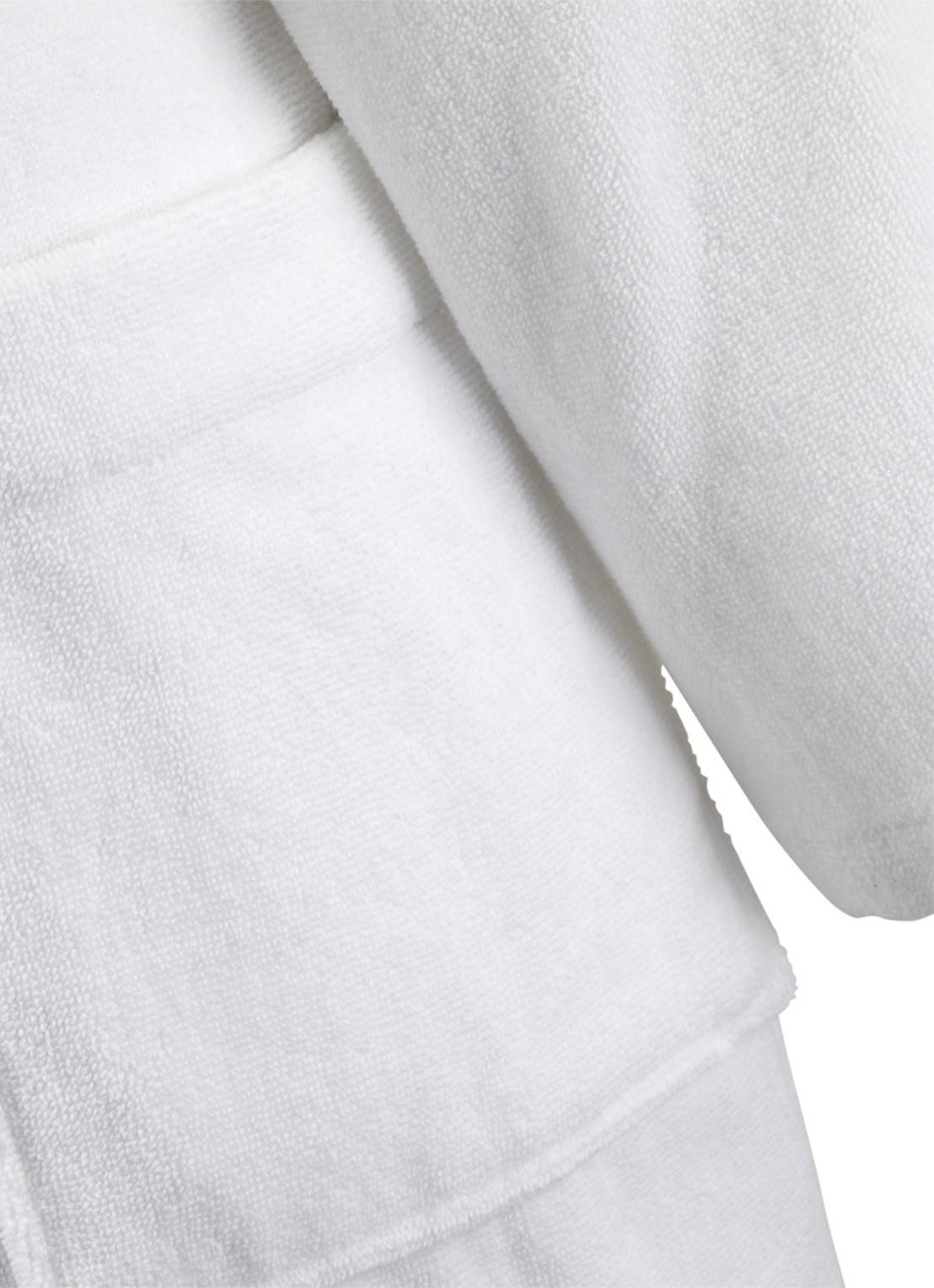 Ralph Lauren Dulaney badjas met opgestikte zakken - unisex - detail 2 wit