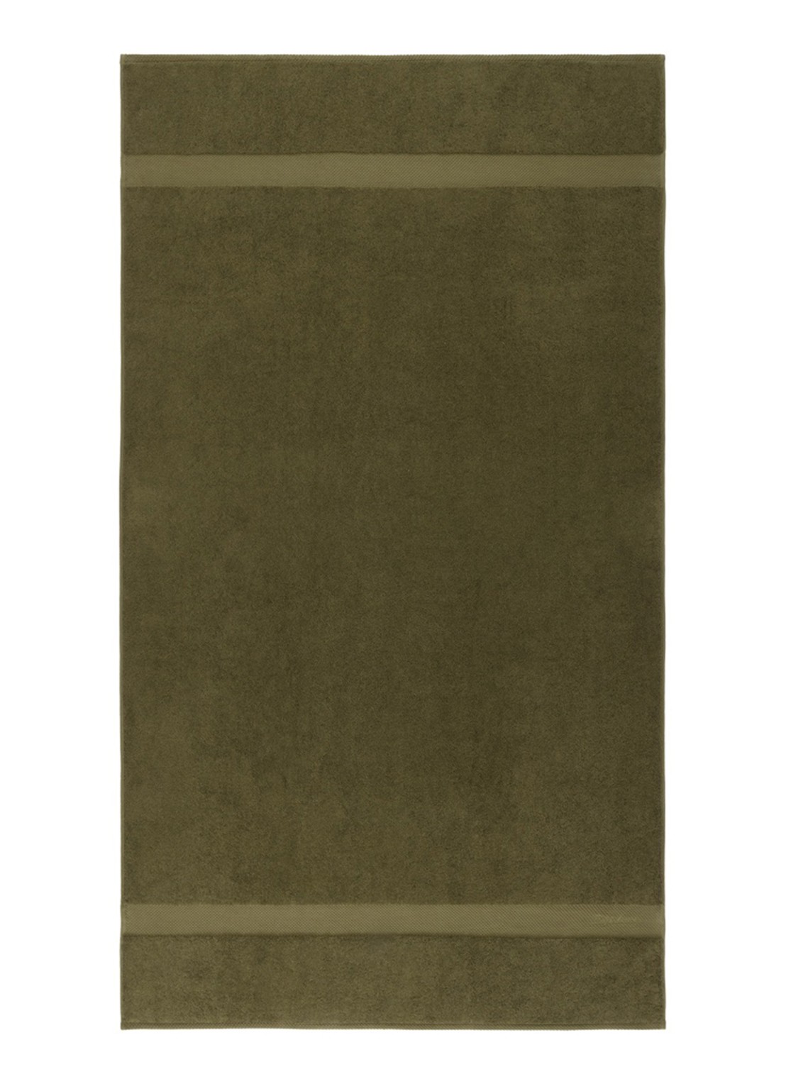 Ralph Lauren Dulaney badlaken - 100 x 183 cm - voorkant 2 olijfgroen