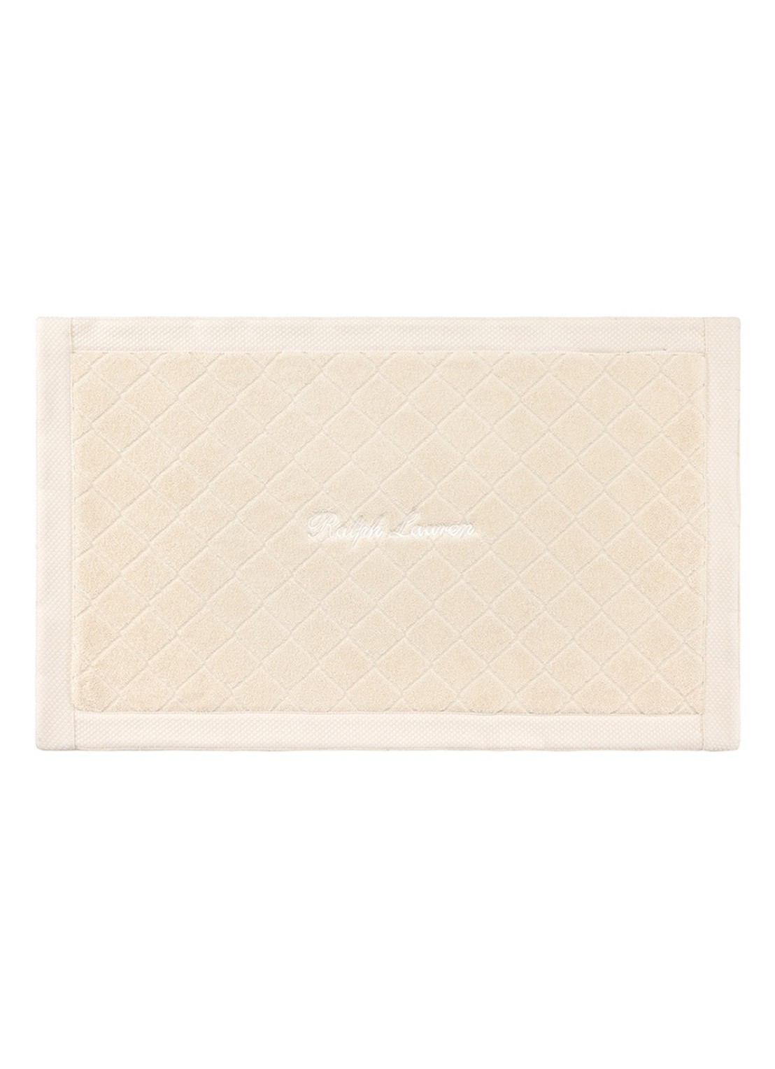 Ralph Lauren Dulaney badmat 50 x 80 cm - voorkant beige
