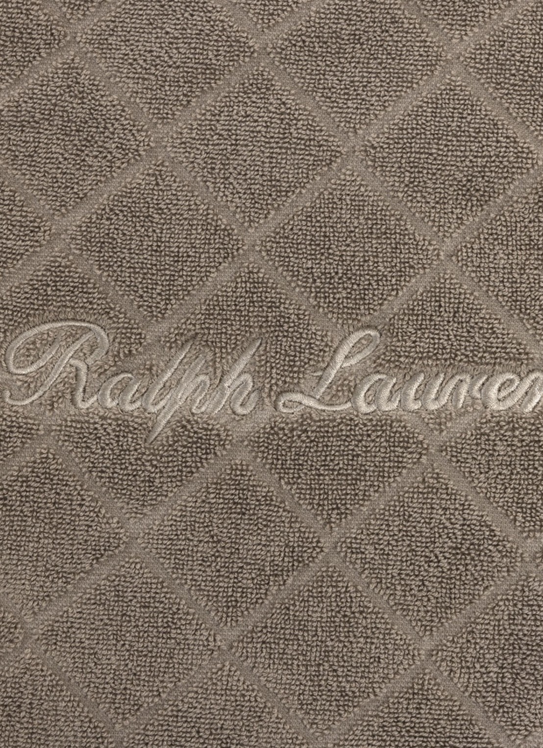 Ralph Lauren Dulaney badmat 50 x 80 cm - achterkant 3 grijs