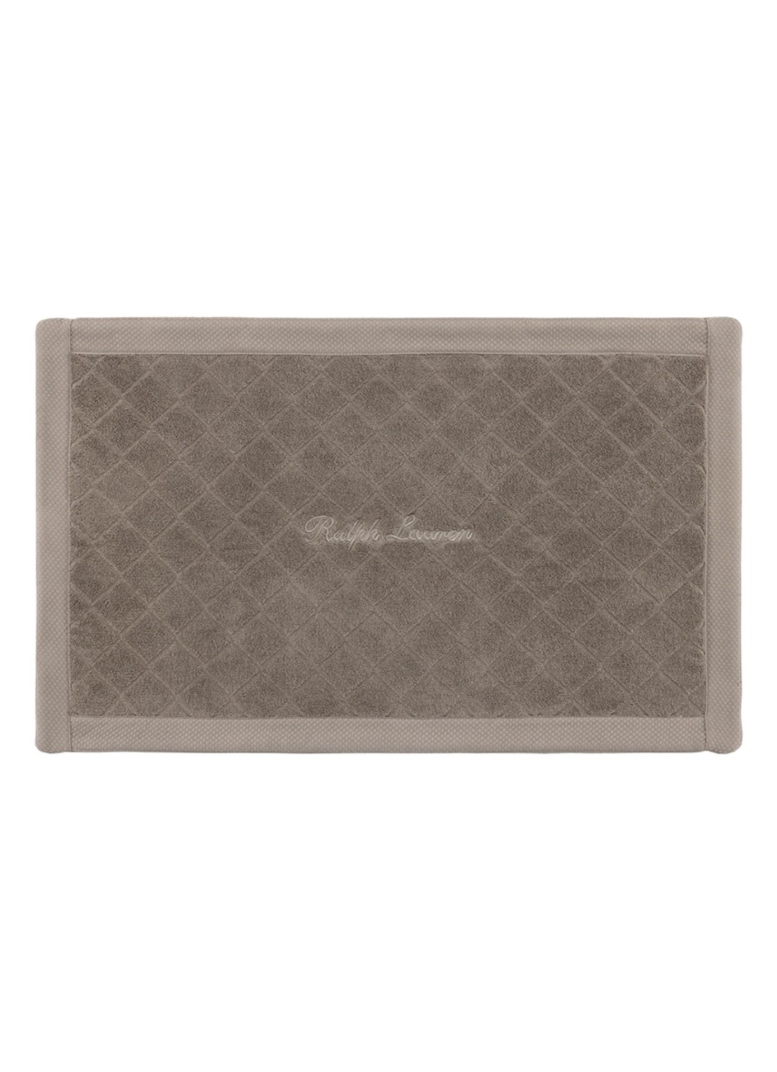Ralph Lauren Dulaney badmat 50 x 80 cm - voorkant 2 grijs