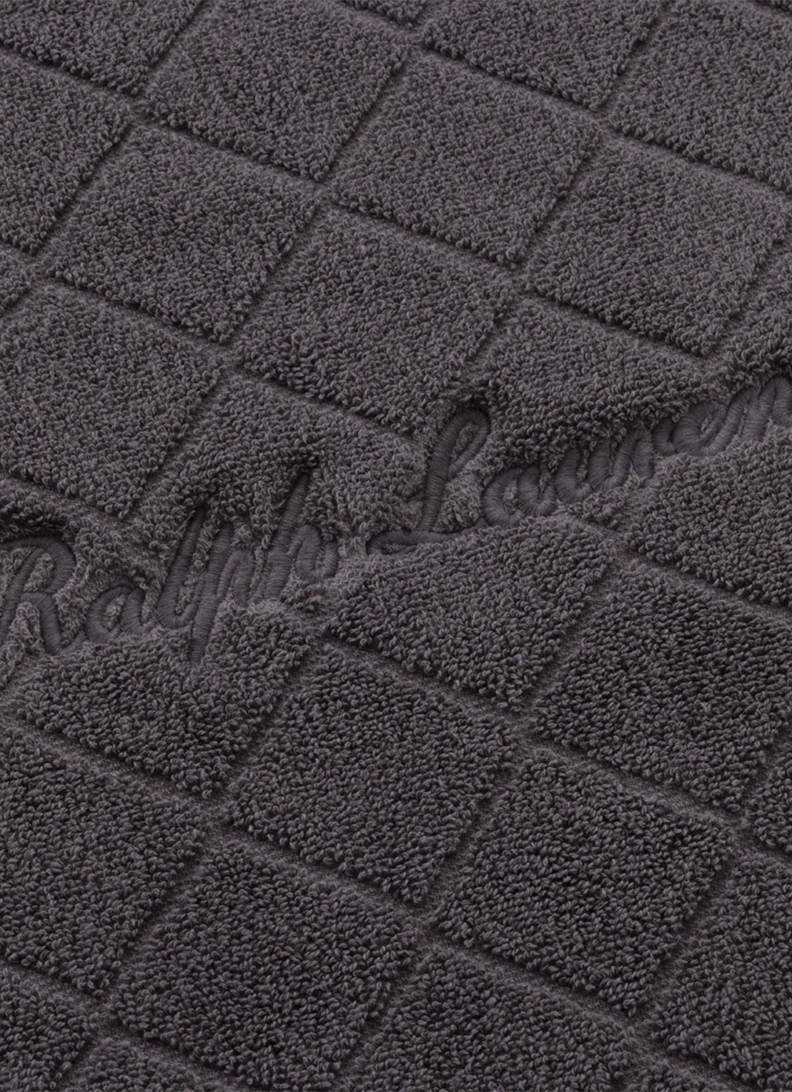 Ralph Lauren Dulaney badmat 50 x 80 cm - detail 3 diepzwart