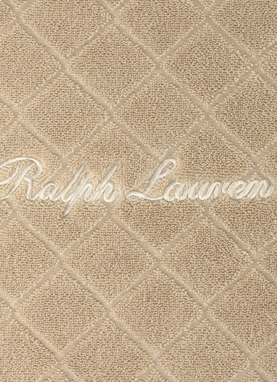 Ralph Lauren Dulaney badmat 50 x 80 cm - detail creme