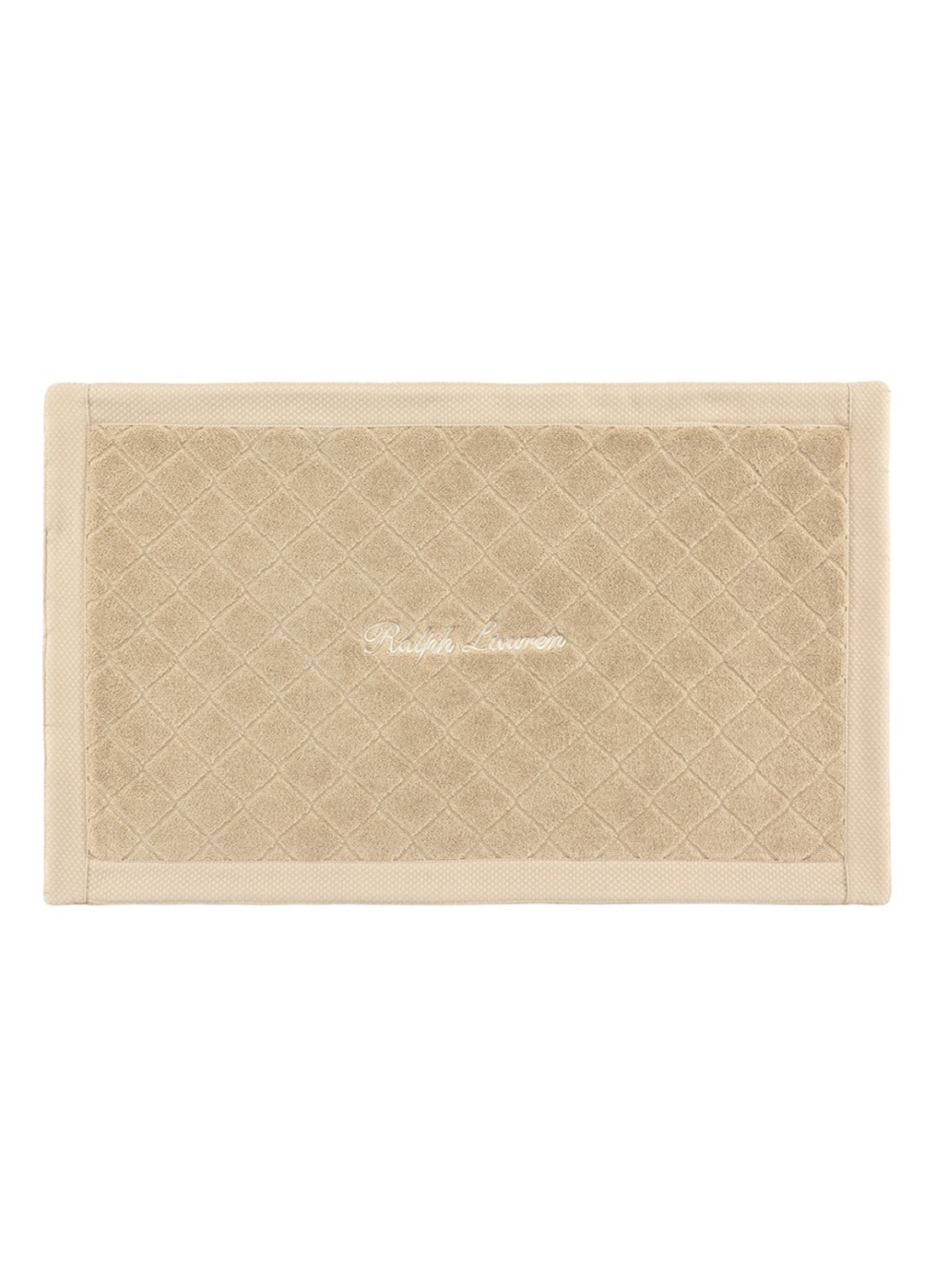 Ralph Lauren Dulaney badmat 50 x 80 cm - voorkant 2 creme