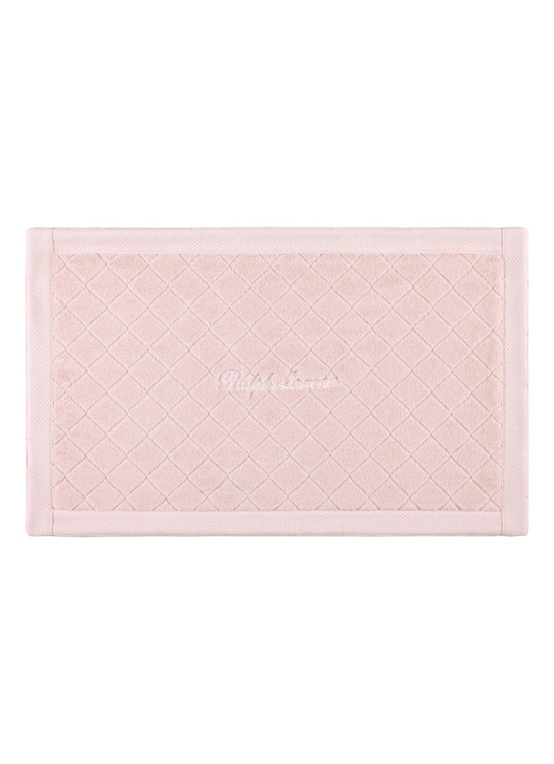 Ralph Lauren Dulaney badmat 50 x 80 cm - voorkant lichtblauw