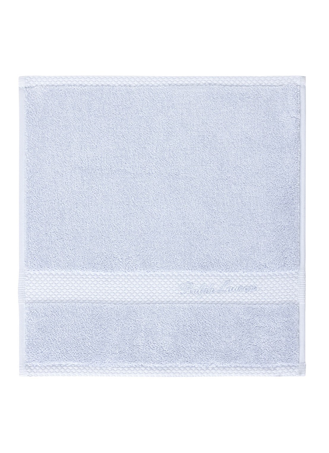 Ralph Lauren Dulaney gastendoek - 30 x 30 cm - voorkant lichtblauw