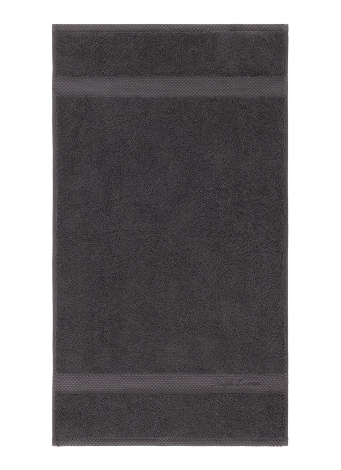 Ralph Lauren Dulaney gastendoek - 42 x 70 cm - voorkant 2 antraciet