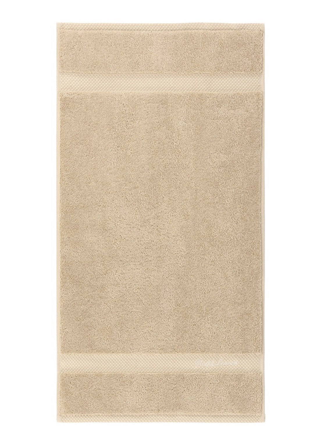 Ralph Lauren Dulaney gastendoek - 42 x 70 cm - voorkant beige