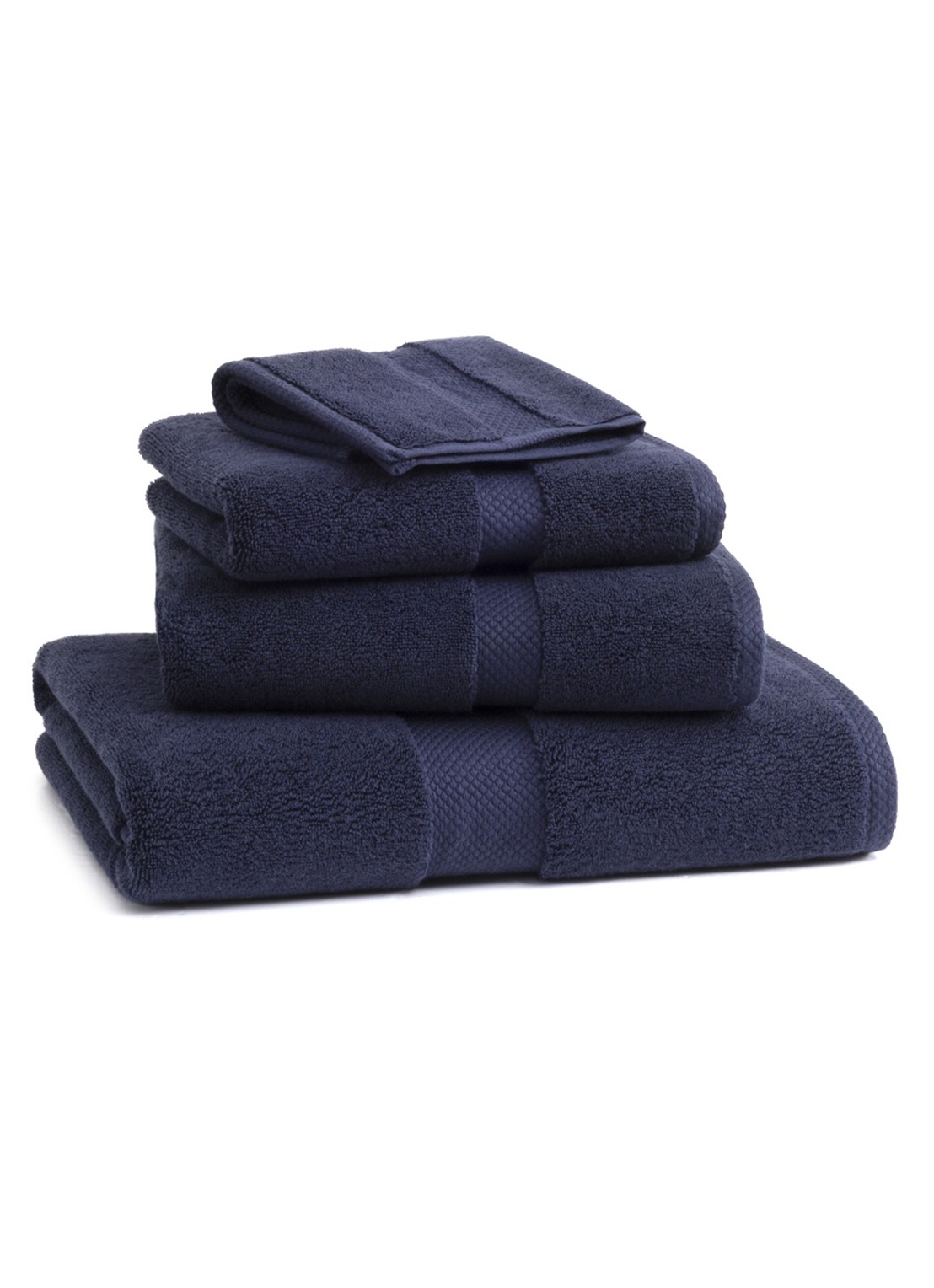 Ralph Lauren Dulaney gastendoek - 42 x 70 cm - detail 2 donkerblauw